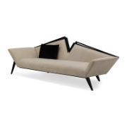Brielle Tufted Leather Sofa