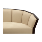 Iribe Art Deco Scalloped Settee