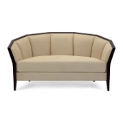 Iribe Art Deco Scalloped Settee