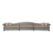 Curved Sofa – Elegant Silhouette