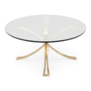 Dressage Wrought Iron Coffee Table