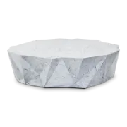 Marmo Faceted Marble Coffee Table