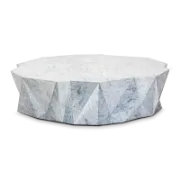 Marmo Faceted Marble Coffee Table