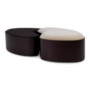 Yin Yang Ottoman & Coffee Table Set