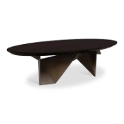 Spike Geometric Leg Coffee Table