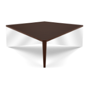 Kite Geometric Wood & Mirror Coffee Table