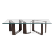 Xanadu Sculpted Geometric Coffee Table