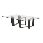 Xanadu Sculpted Geometric Coffee Table