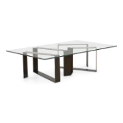 Xanadu Sculpted Geometric Coffee Table