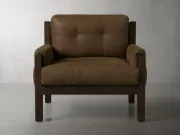 صورة كرسي جلدي بتصميم مميزئ