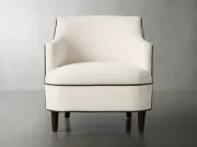صورة كرسي استرخاء أنيق بلمسات جريئة