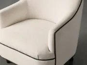 صورة كرسي استرخاء أنيق بلمسات جريئة