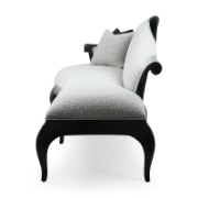 Sofia Curved Mahogany Sofa Collection