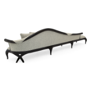 Sofia Curved Mahogany Sofa Collection