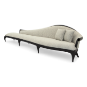 Sofia Curved Mahogany Sofa Collection