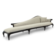 Sofia Curved Mahogany Sofa Collection