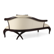 Sofia Curved Mahogany Sofa Collection