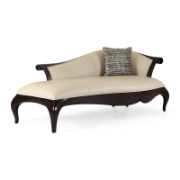 Sofia Curved Mahogany Sofa Collection