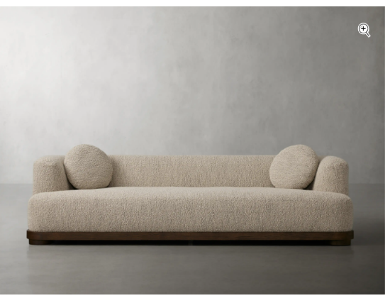 Graceful Curved Sofa