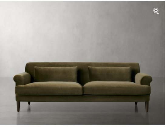 Classic rolled-arm sofa