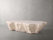 Handcrafted Petrified Wood Coffee Table
