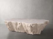 Handcrafted Petrified Wood Coffee Table