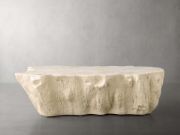 Handcrafted Petrified Wood Coffee Table