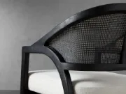 صورة كرسي إيمي العصري بذراعين لتناول الطعام