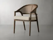 صورة كرسي إيمي العصري بذراعين لتناول الطعام