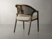 صورة كرسي إيمي العصري بذراعين لتناول الطعام