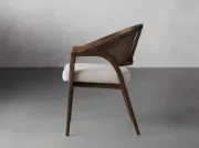 صورة كرسي إيمي العصري بذراعين لتناول الطعام