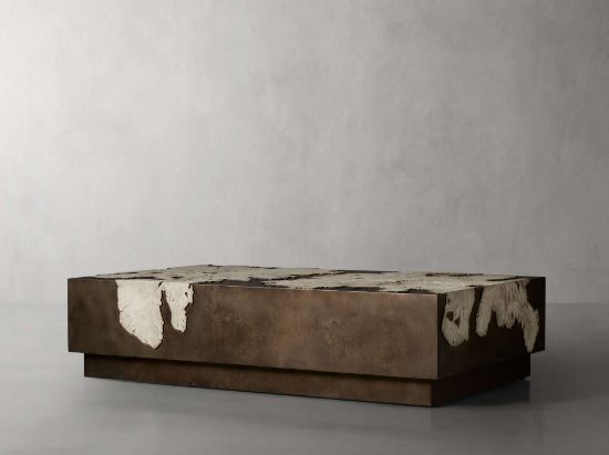 Handcrafted Milpa Burl Wood Coffee Table