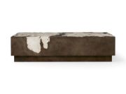 Handcrafted Milpa Burl Wood Coffee Table
