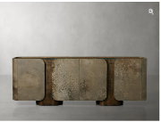 Picture of A sculptural blend of reclaimed alder wood