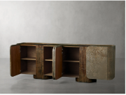 Picture of A sculptural blend of reclaimed alder wood
