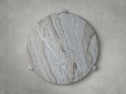 Lonelle Round Natural Stone Coffee Table