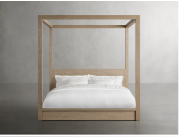 Picture of A rustic-modern bed made from solid