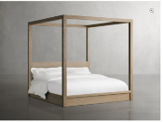 Picture of A rustic-modern bed made from solid