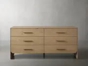 Picture of Felton Textured-Wood Six-Drawer Dresser