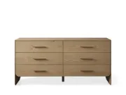 Picture of Felton Textured-Wood Six-Drawer Dresser
