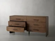 Picture of Felton Textured-Wood Six-Drawer Dresser