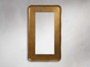 Antique Brass Framed Wall Mirror