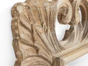 Hand-Carved Teak Frame Wall Mirror