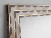 Italian Onyx Stone Inlay Wall Mirror