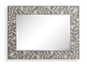 Handcrafted Bone Mosaic Wall Mirror