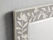 Handcrafted Bone Mosaic Wall Mirror