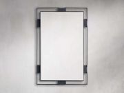 Textured Iron Wall Mirror