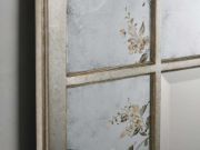 Hand-Painted Eglomise Framed Wall Mirror