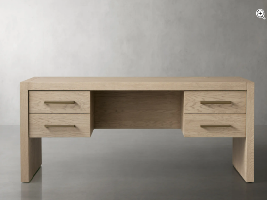 Picture of Modular white oak desk