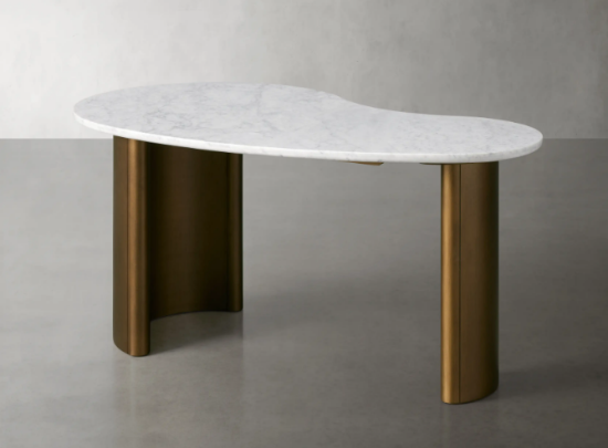 Picture of Artful desk with a kidney-shaped
